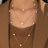 Triple Pearl Necklace - Mojood